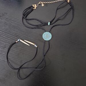 Baubler Bar Choker Bolo Tie Style Necklace Native
